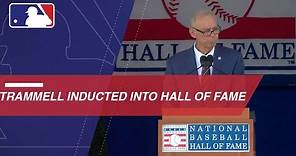 Alan Trammell inducted into the Baseball Hall of Fame