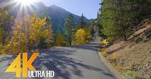 4K Scenic Fall Drive Relax Video - 5 Hours Autumn Road Drive with Relaxing Music