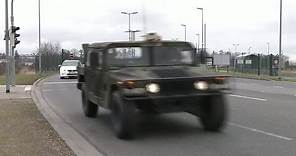 U.S. troops arrive at airbase in Germany