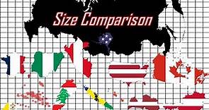 Size Comparison | 295 Territories (Countries, Countries Unrecognizeds, Dependences and Some Regions)