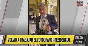 📷 Volvió a trabajar el fotógrafo presidencial legendario de la Casa Rosada