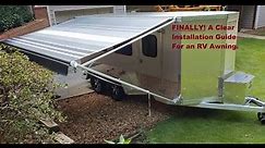 How to install an Aleko & AwnLux Awning. Similar to Dometic, CareFree, A&E, RV awnings. Installation
