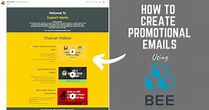 How to Create Promotional Emails using BeeFree.io Email Templates - Absolutely Free