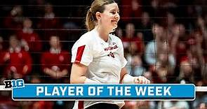 Sarah Franklin Highlights | B1G Volleyball Player of the Week
