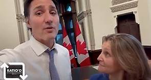 Justin Trudeau and Chrystia Freeland's strange new video