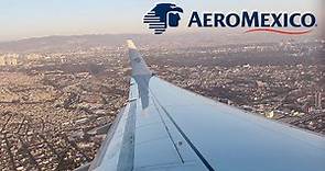 Aeromexico 737 MAX STUNNING Approach & Landing into Mexico City International Airport