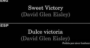 Sweet Victory (David Glen Eisley) — Lyrics/Letra en Español e Inglés