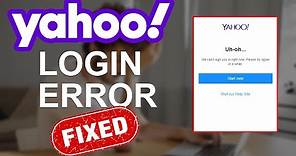 Can’t Log In to Yahoo? Fixed- Yahoo Mail Login Problem | Yahoo Mail isn't Responding