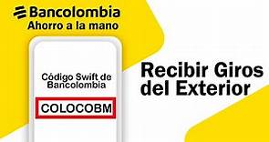 ✅ Recibir Transferencia Internacional Bancolombia Ahorro A la mano ✅ Código Swift Bancolombia
