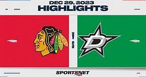 NHL Highlights | Blackhawks vs. Stars - December 29, 2023