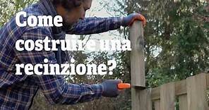 Montare una recinzione in legno - Come si costruisce una recinzione? | RentSetGo