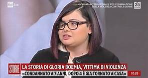 La storia di Gloria Boemia, vittima di violenza - Storie Italiane 25/11/2022