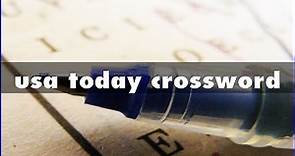 usa today crossword