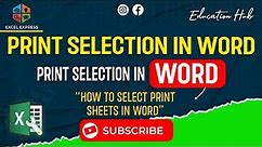 Bank Cheque Printing In Word | How Cheque Selection In Word Works | Choose Cheque Before Print