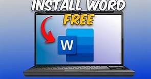 How to Download & Install Microsoft Word For FREE ✅ Full Guide