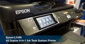 Epson L1455 A3 Duplex 4 in 1 Ink Tank System Printer Launch @ Comex 2016
