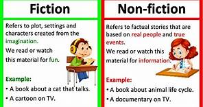 FICTION & NON-FICTION | Definition & Examples
