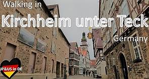 【Kirchheim unter Teck】🇩🇪Walking in Kirchheim unter Teck Germany/Walking Tour/Day trip from Stuttgart