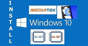 Install MTK (MediaTek Drivers) Windows 10 64 bit & 32 bit