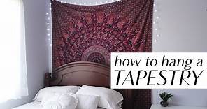 How to Hang a Tapestry in 3 Easy Ways