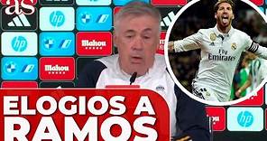 ANCELOTTI habla de SERGIO RAMOS y la LEYENDA que es en el REAL MADRID