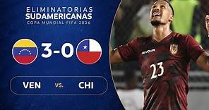 VENEZUELA vs. CHILE [3-0] | RESUMEN | ELIMINATORIAS SUDAMERICANAS | FECHA 4