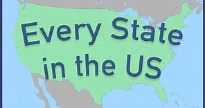 Every State in the US
