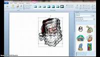 How to Make a Christmas Card using Microsoft Word