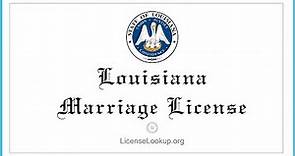 Louisiana Marriage License - What You need to get started #license #Louisiana