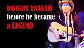DWIGHT YOAKAM before he became a LEGEND. Live From Houston!