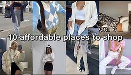 10 online stores to get AFFORDABLE trendy clothes | best places to shop online for trendy clothes