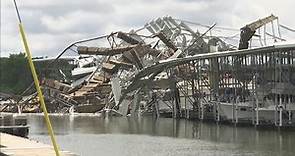 Storm causes major damage at Kentucky Lake marina