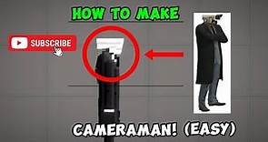 HOW TO MAKE CAMERAMAN (EASY!!)