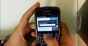 How to Hard Reset Blackberry 9630 Tour to factory settings