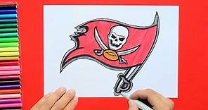 How to draw the Tampa Bay Buccaneers Logo (NFL Team)