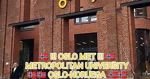 🇧🇻!!! OSLO MET !!!🇧🇻🧐 METROPOLITAN UNIVERSITY 🧐🇧🇻 OSLO-NORUEGA 🇧🇻#osloendirectonoruega #norway #oslo