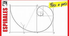 Espiral Áurea o Espiral de Fibonacci, Durero (Espirales en Dibujo Técnico - Curvas Técnicas).