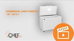 Commercial Chest Freezer 18 / -24°C - Chefook