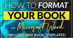 How to format a book for print in MS Word: a step by step tutorial to book design