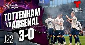 Highlights & Goals | Tottenham vs. Arsenal 3-0 | Premier League | Telemundo Deportes