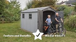 Lifetime 8' x 15' Outdoor Storage Shed | Model 60075 | Features and Benefits Video