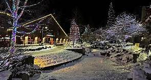 Night in Whistler Village 2023 - Walk in the famous Whistler Blackcomb ski resort