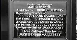 LOVE THAT JILL Closing Credits ABC sitcom 1958