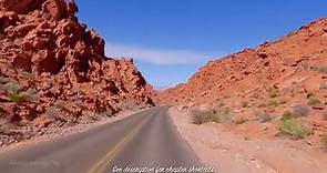 Valley of Fire Scenic Drive 4K | Nevada State Park | Desert Scenic Route