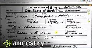 Researching Your Relatives From the Lone Star State | Ancestry