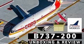 Inflight 200 1:200 // Copa Panama B737-200 El aviador models ¡¡Unboxing + Review!! - Hawks Aviation