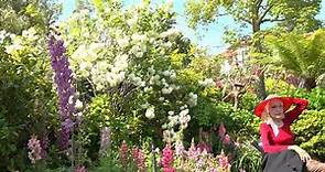 Hollywood legend Julie Newmar gives a tour of home garden