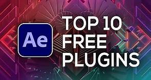 TOP 10 Best FREE After Effects Plugins (2020)