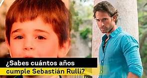 ¿Sabes cuántos años cumple Sebastián Rulli?