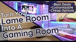 Turn Your Bedroom into a Gaming Room! Gaming Setup Ideas (Gaming Needs) "Best Deals" (Amazon Finds)